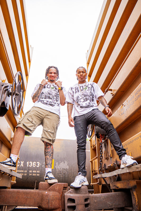 “ city of fashion tee”  white