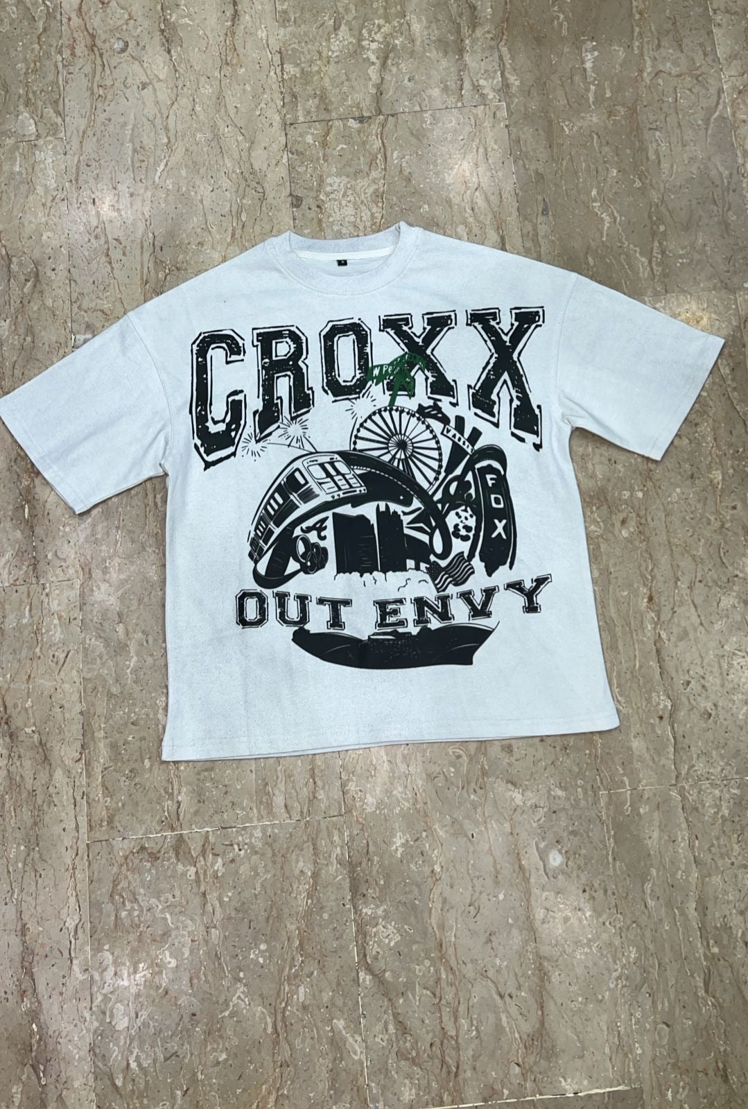 “ city of fashion tee”  white