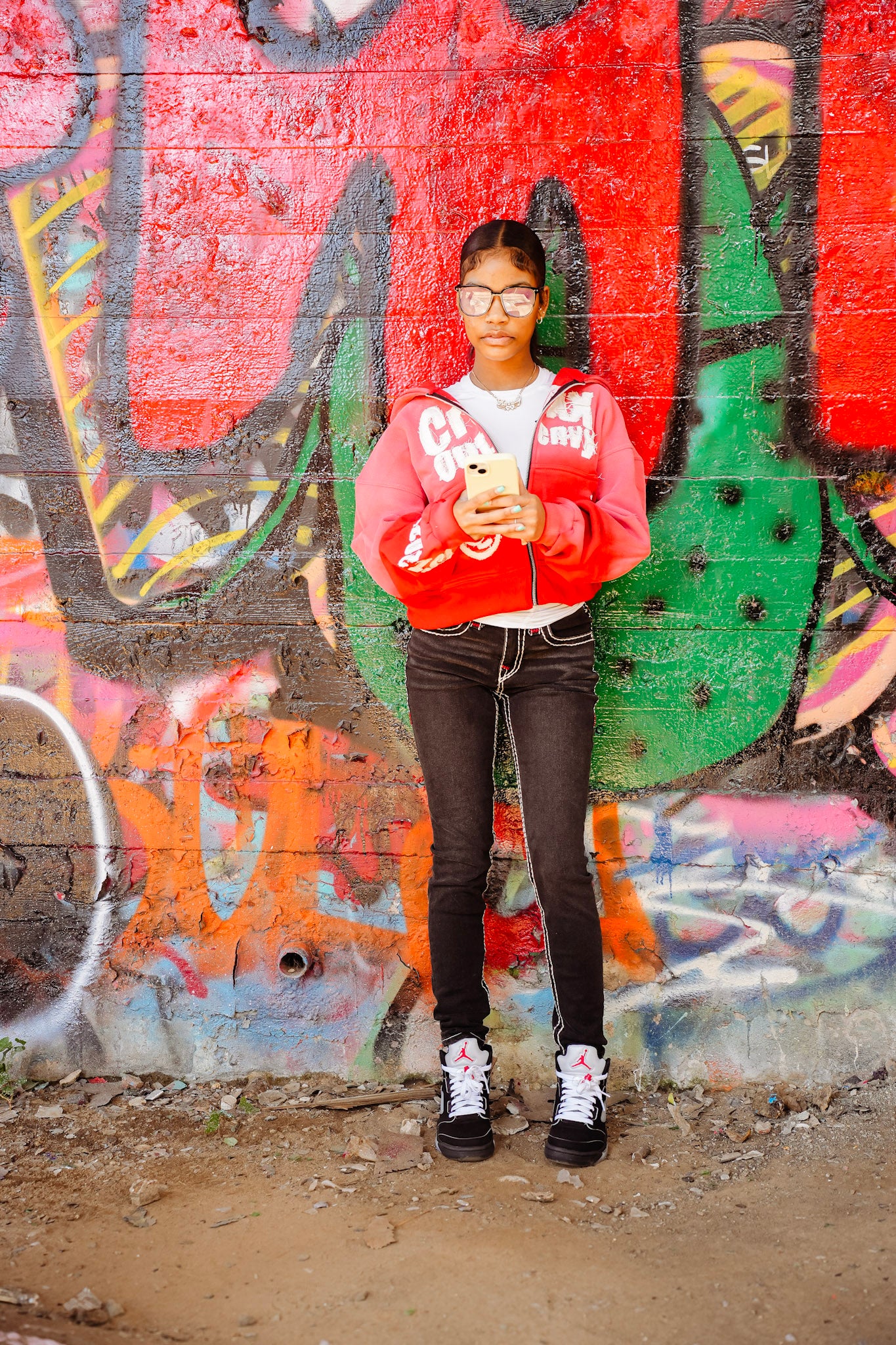 Red “ croxxoutenvy “ zip up